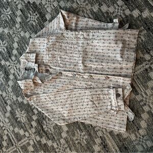 Damson Madder Patterned Button-Up Shirt Jacket